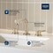 Grohe 8-in. Widespread 2-Handle S-Size Bathroom Faucet 1.2 Gpm, Gold 20572GN1 - alternate 2